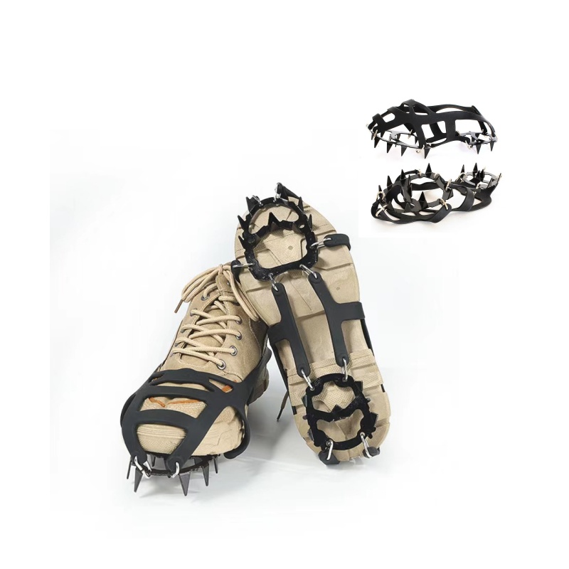 18-Teeth Winter Hiking Climbing Chain Crampons